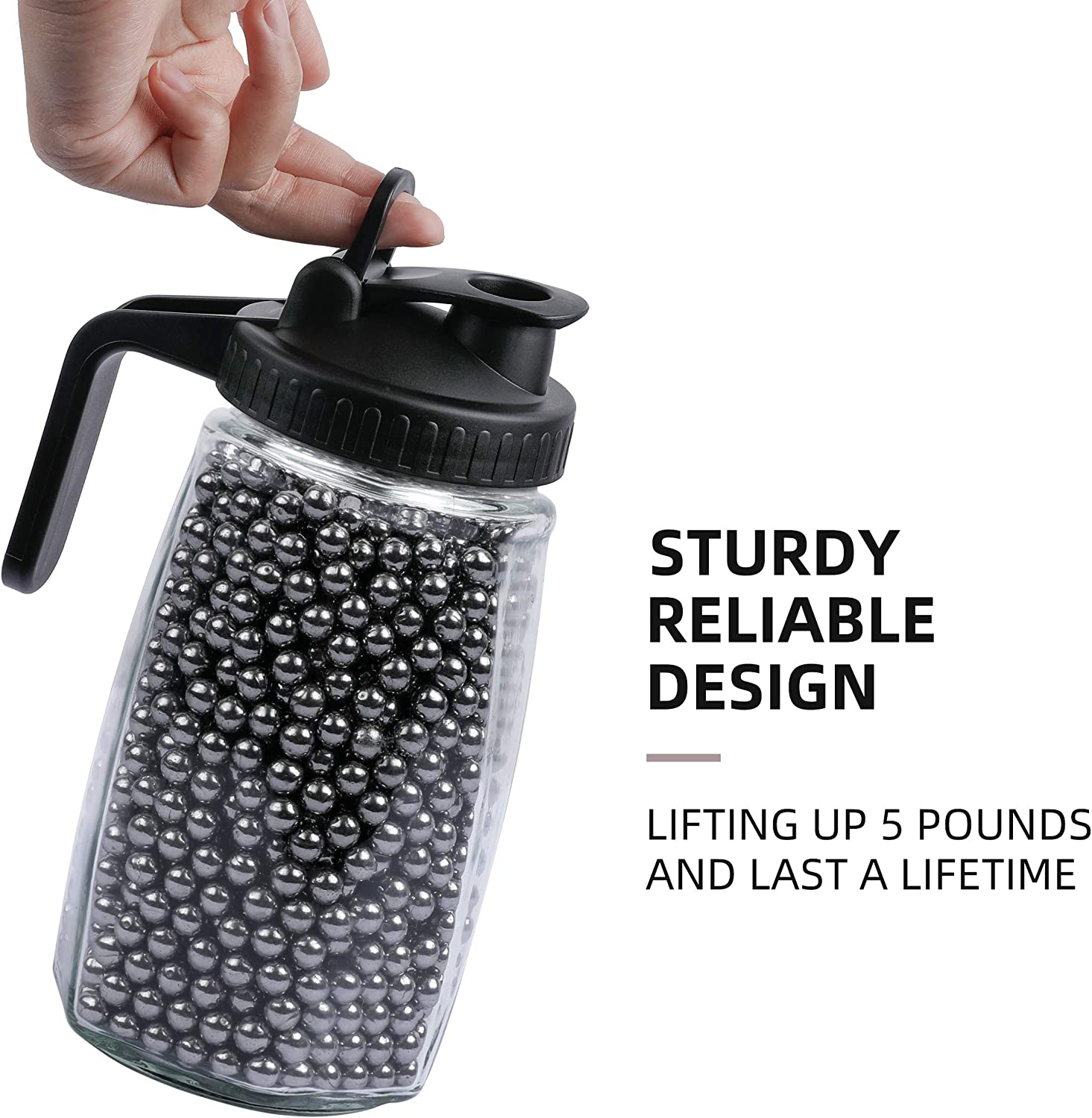 ✨Hot Sales-49% OFF✨Pour & Store Pitcher Lid with Handle for Mason Jars