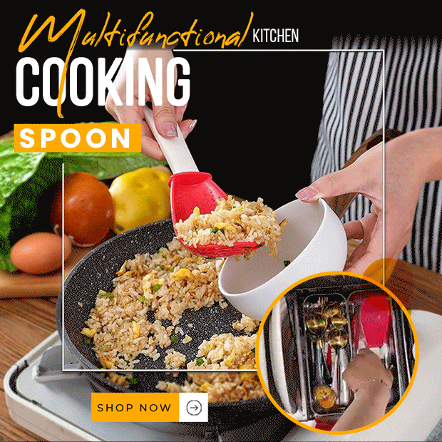 (🔥HOT SALE NOW-49% OFF) Multifunctional Kitchen Cooking Spoon (BUY 3 GET 1 FREE)