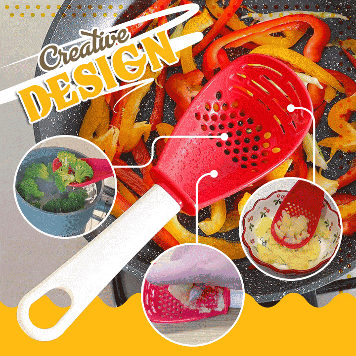 (🔥HOT SALE NOW-49% OFF) Multifunctional Kitchen Cooking Spoon (BUY 3 GET 1 FREE)