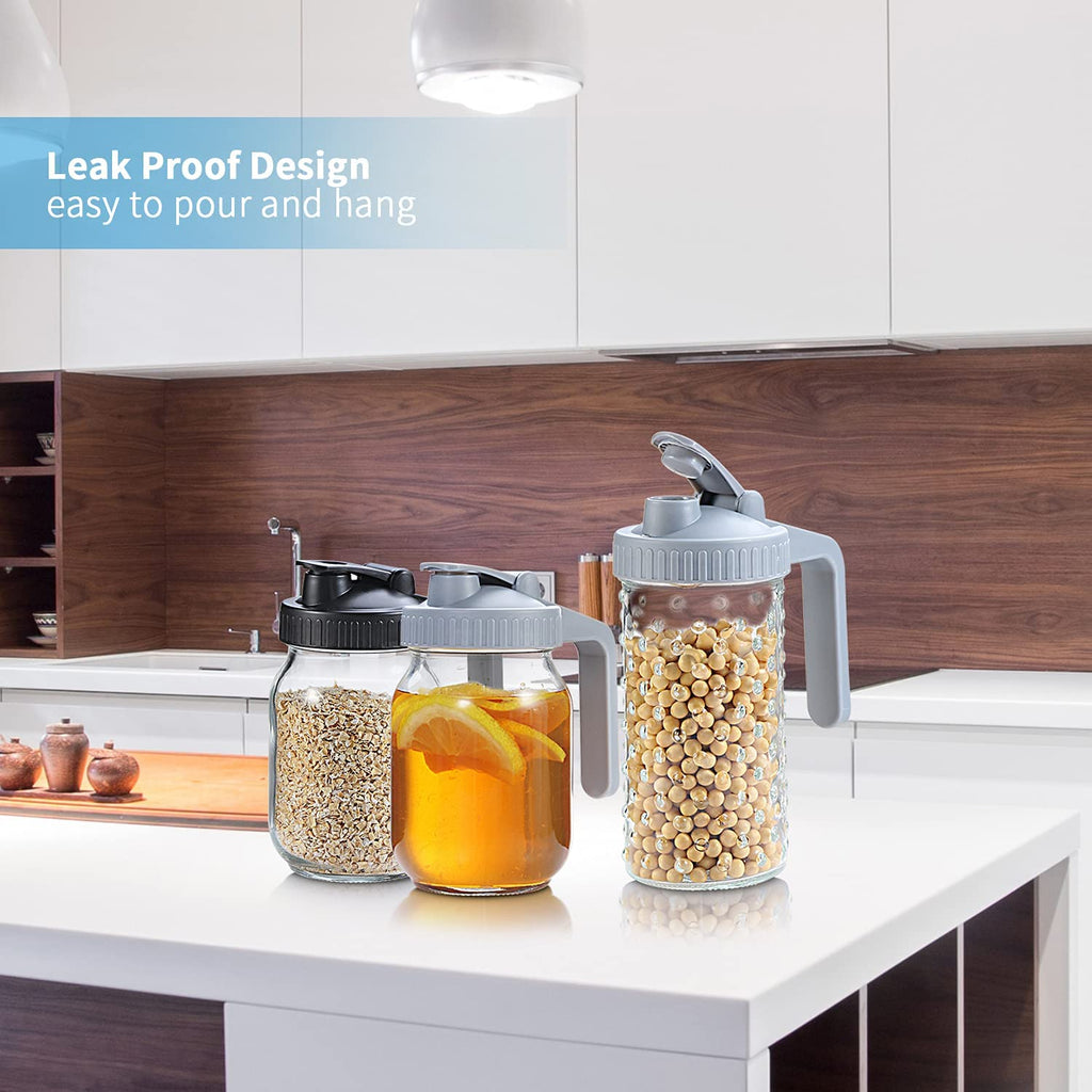 ✨Hot Sales-49% OFF✨Pour & Store Pitcher Lid with Handle for Mason Jars