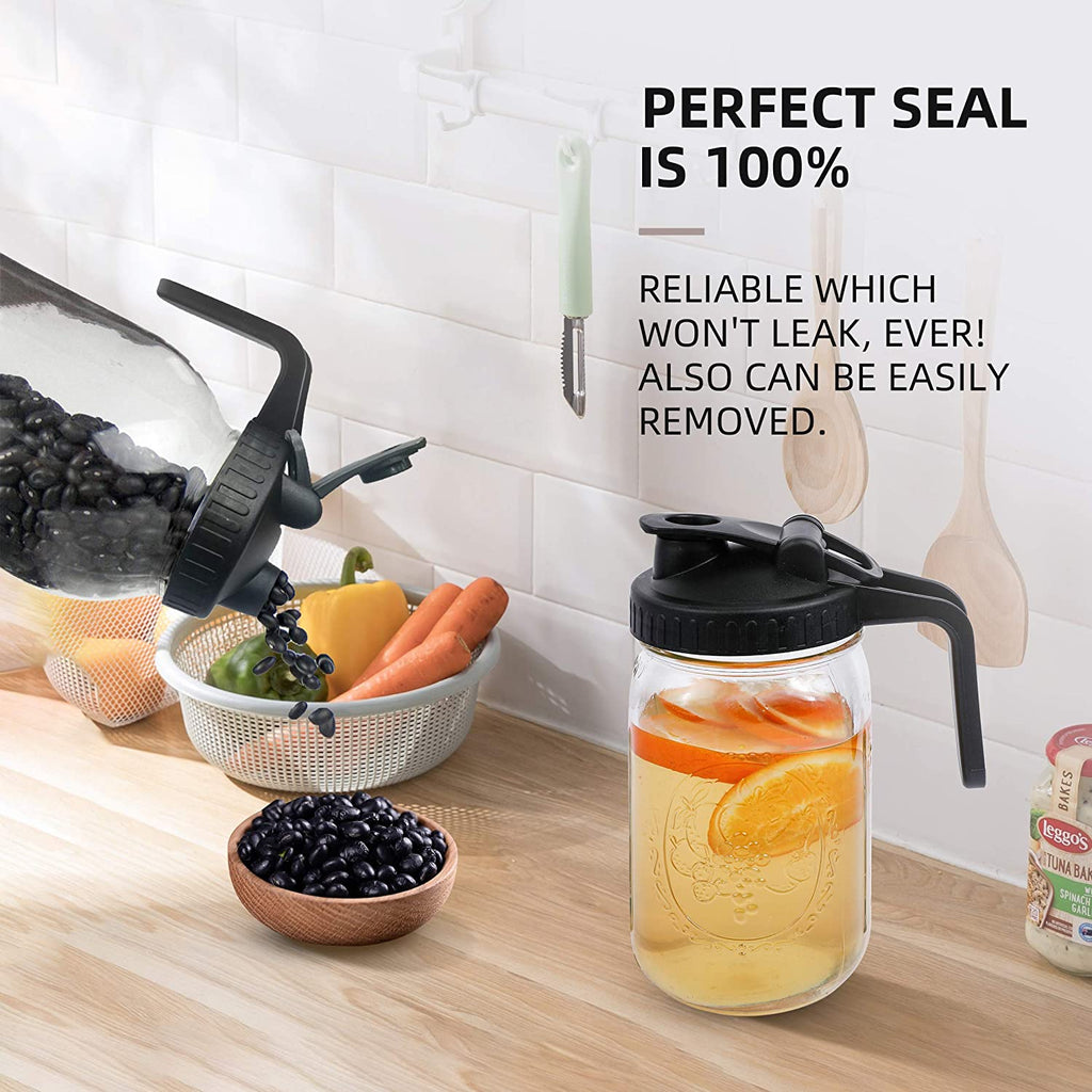 ✨Hot Sales-49% OFF✨Pour & Store Pitcher Lid with Handle for Mason Jars