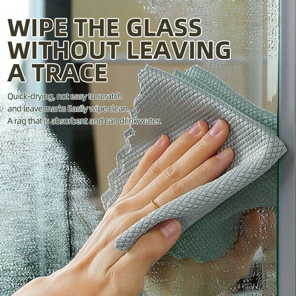 🔥SUMMER HOT SALE - 47% OFF🔥Fish Scale Microfiber Polishing Cleaning Cloth