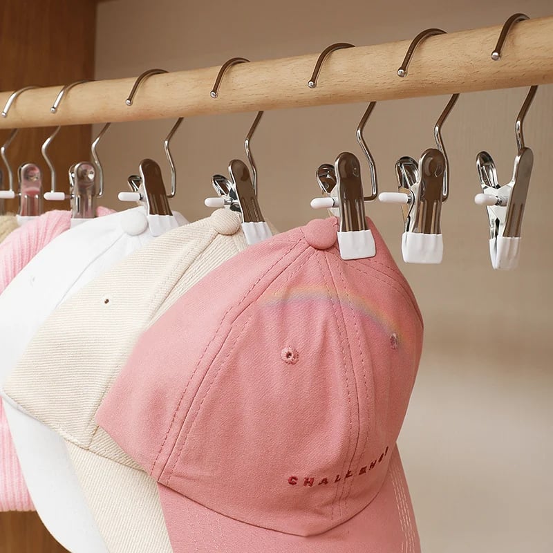 Space-Saving Clothes and Hat Storage Hook