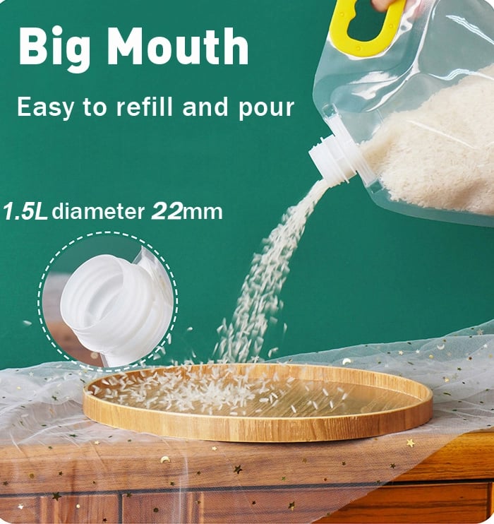 (🔥  Promotion- SAVE 48% OFF)Large Capacity Cereal storage Bag--buy 5 get 4 free & free shipping(9pcs)