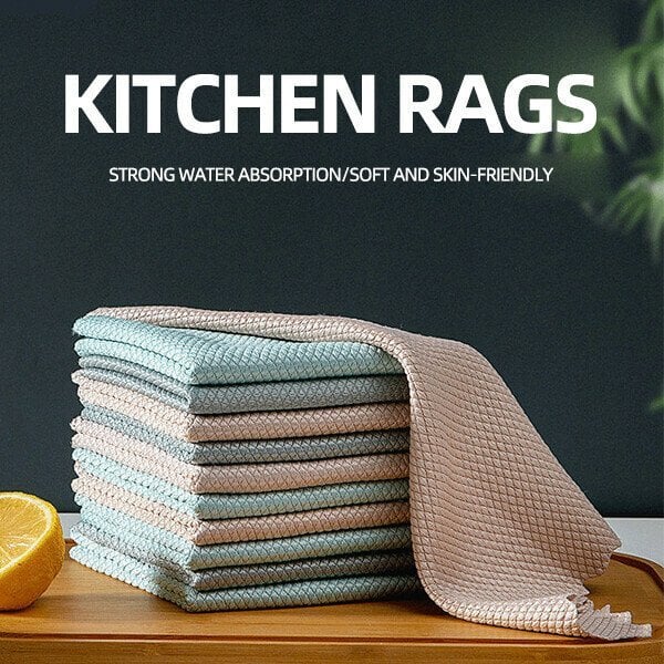 🔥SUMMER HOT SALE - 47% OFF🔥Fish Scale Microfiber Polishing Cleaning Cloth