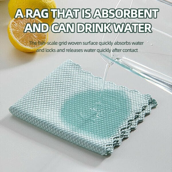 🔥SUMMER HOT SALE - 47% OFF🔥Fish Scale Microfiber Polishing Cleaning Cloth