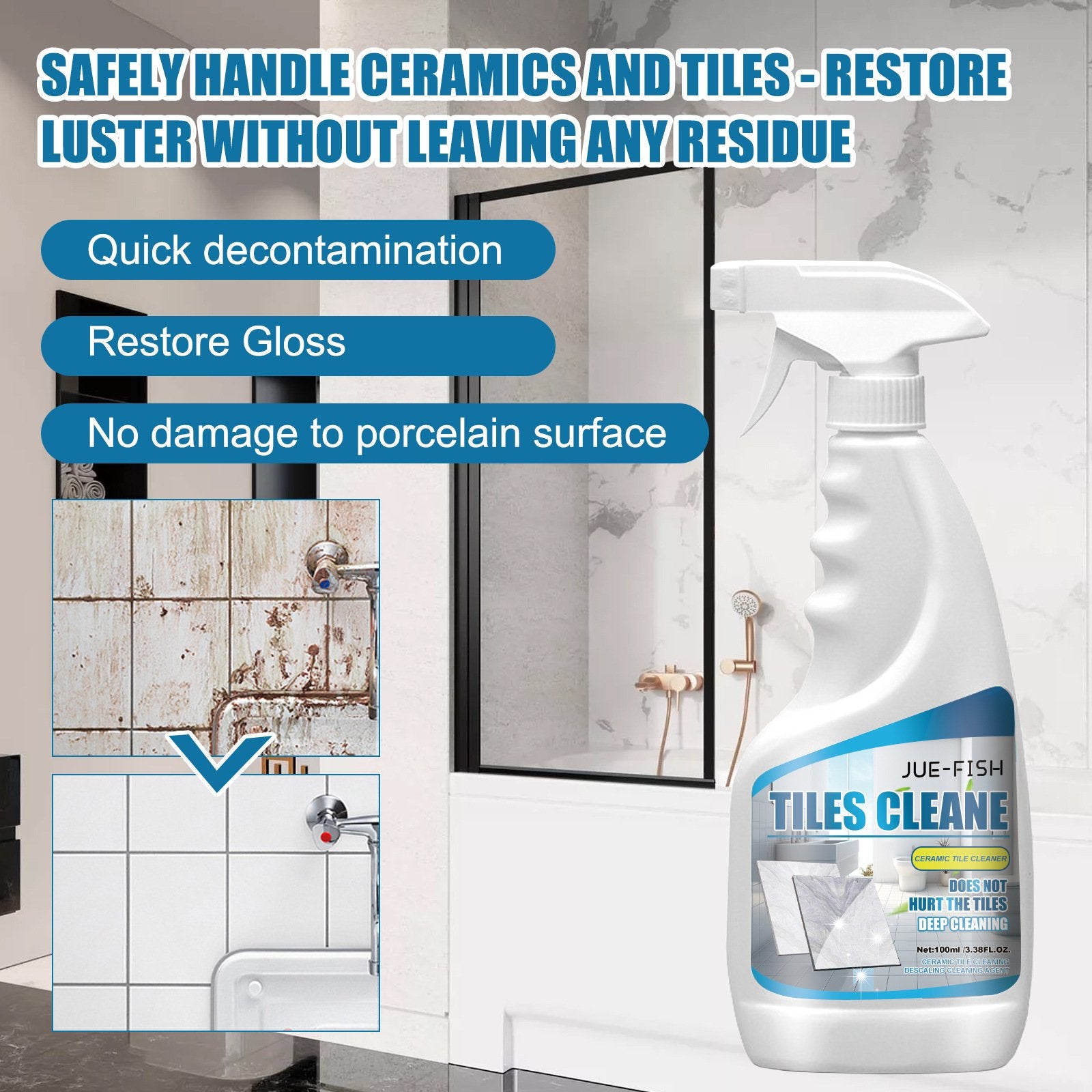 Tile Grout Cleaner Sprayer (Make Grout Cleaning Much Easier)