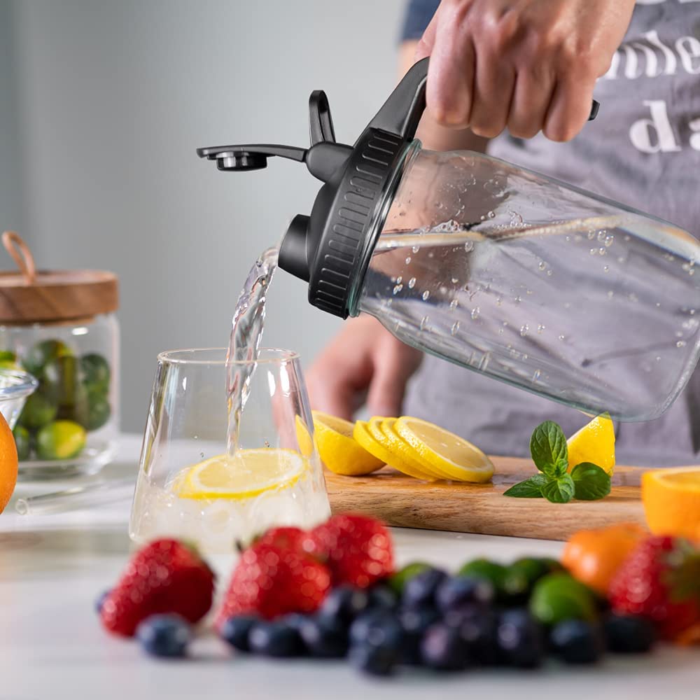 ✨Hot Sales-49% OFF✨Pour & Store Pitcher Lid with Handle for Mason Jars